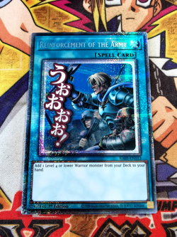 Reinforcement of the Army ra05-en113 *VARIANT ART* (NEW) Starlight Rare Yu-Gi-Oh - Image 1