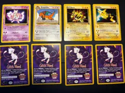Pokemon The First Movie Black Star Promo Cards Set Of 4 - Image 1