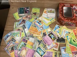 3LB Lot of Various Assorted Pokemon Cards TCG CCG in Collectible Tin - Image 2
