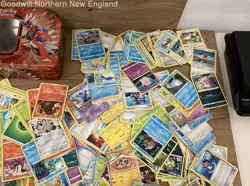 3LB Lot of Various Assorted Pokemon Cards TCG CCG in Collectible Tin - Image 3