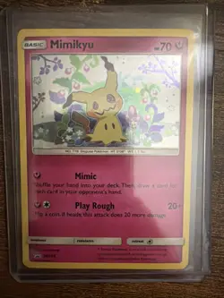 Mimikyu SM163 Holo Pokemon Sun & Moon Team Up Black Star Blister Promo Card - Image 1