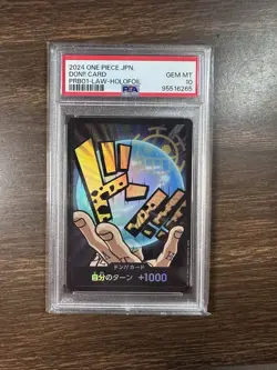 Trafalgar Law 2024 One Piece PRB01 - Holofoil- Don!! Card PSA 10 - Image 1