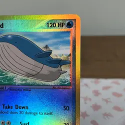 Vintage Pokemon Card Wailord 14/109 EX Ruby & Sapphire Reverse Holo - Image 4