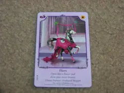 Bella Sara trading card - Bella's Ball - Flora 17/55 - common card - Image 1