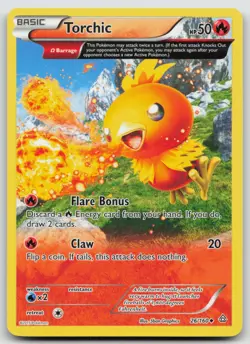 Torchic (Omega) 26/160 XY - Primal Clash Uncommon Pokemon TCG Card - Image 1