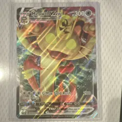Pokemon Meowth VMAX Promo Holo Card SWSH005 Sword & Shield 300 HP English - Image 1