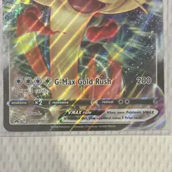 Pokemon Meowth VMAX Promo Holo Card SWSH005 Sword & Shield 300 HP English - Image 4