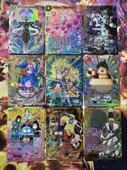 Dragon Ball Fusion World/ MASTERS SPR, CR, SLR, ALT ART LOT of 9 Cards NEW - Image 1