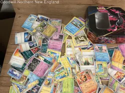 3LB Lot of Various Assorted Pokemon Cards TCG CCG in Collectible Tin - Image 2