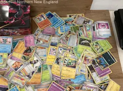 3LB Lot of Various Assorted Pokemon Cards TCG CCG in Collectible Tin - Image 3