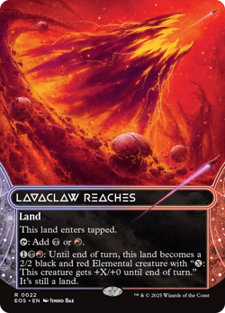 Lavaclaw Reaches (22) FOIL Edge of Eternities: Stellar Sights NM CARD ABUGames - Image 1