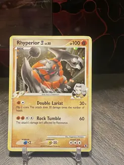 Rhyperior - 32/111 - Pokemon Rising Rivals Holo Card LP - Image 1