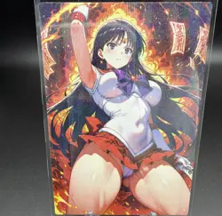 Rei Hino Sailor Mars Anime Waifu Card Doujin ACG Goddess Holo - Image 2