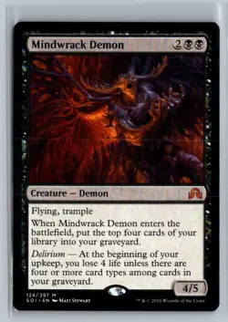 Mindwrack Demon Shadows over Innistrad Mythic - MTG Magic the Gathering Card - Image 1