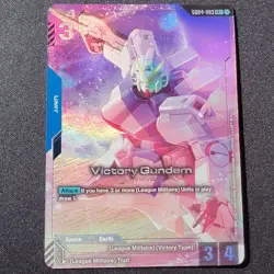 Gundam Card Game- Victory Gundam (LR+) - Phantom Aria (GD04) English NM - Image 1