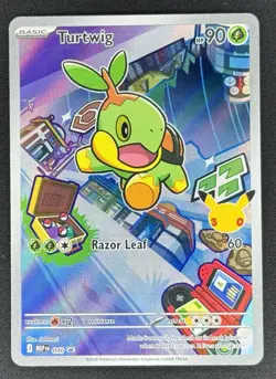 Pokemon Turtwig Holo Basic Card #040 Promo Card - Image 1