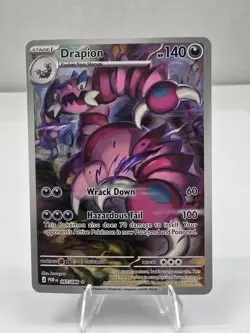 Pokemon Card TCG: Drapion 097/088 Me03: Perfect Order Illustration Rare (IR) NM - Image 1