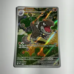 Pokemon TCG Tyrunt 70 Promo Perfect Order Holo Full Art Card - Image 1