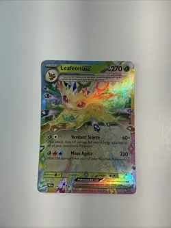 Leafeon ex 006/131 Prismatic Evolutions Holo TCG Pokemon Card English - Image 1