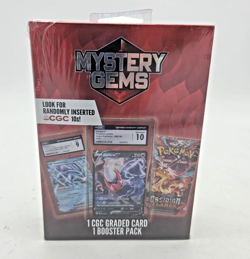 Pokemon Mystery Gems 1 CGC Graded Card & 1 Booster Pack 2025! New Sealed Box! - Image 1