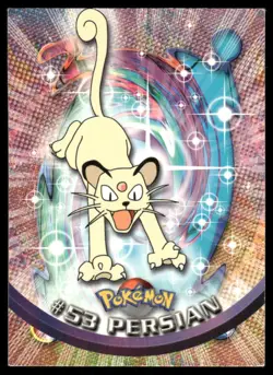 Pokemon Cards Persian #53 Topps Trading Cards Series 1 LP *1 - Image 1