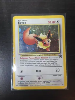 Pokemon TCG Eevee Wotc Promo Holo Card 11/53 Basic Rare 1999 - Image 1