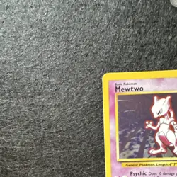 ✨ Mewtwo 10/102 Pokemon TCG 1999 Base Set Holo Unlimited Rare Hologram Card 💎💯 - Image 3
