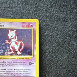 ✨ Mewtwo 10/102 Pokemon TCG 1999 Base Set Holo Unlimited Rare Hologram Card 💎💯 - Image 4
