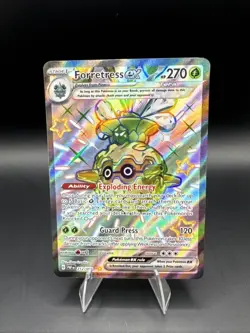 Forretress EX 212/091 Paldean Fates Full Art Holo Pokemon Card - Image 1