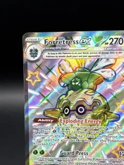 Forretress EX 212/091 Paldean Fates Full Art Holo Pokemon Card - Image 2
