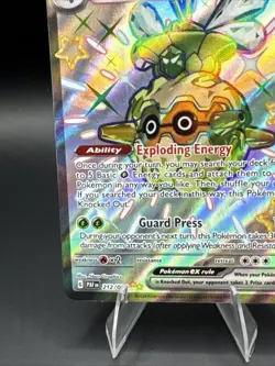Forretress EX 212/091 Paldean Fates Full Art Holo Pokemon Card - Image 5
