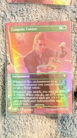 Campsite Cuisine (Borderless) Commander: Final Fantasy Foil - Image 1