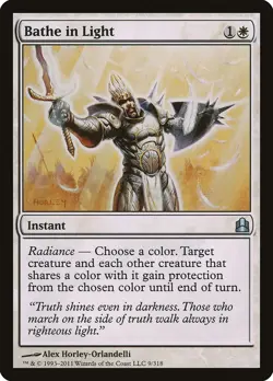 Bathe in Light Commander NM White Uncommon MAGIC THE GATHERING CARD ABUGames - Image 1