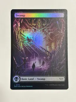 Swamp (0274) - Full Art Duskmourn: House of Horror Foil Magic the Gathering MTG - Image 1