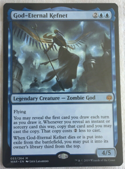 MTG: God-Eternal Kefnet - 053/264 - FOIL - War of the Spark - MYTHIC - NM/M - Image 1