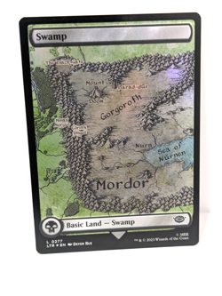 Swamp - The Lord of the Rings: - Full Art - Basic Land - Foil - LTR 277 - Image 1