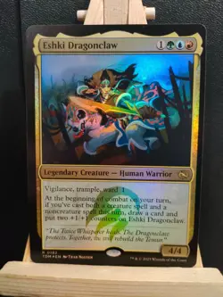 Eshki Dragonclaw FOIL - Tarkir Dragonstorm - Rare - NM (see pics) MTG - Image 1