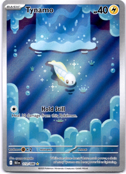 Pokemon TCG Tynamo 113/086 Black Bolt Full Art Holo Rare Near Mint - Image 1