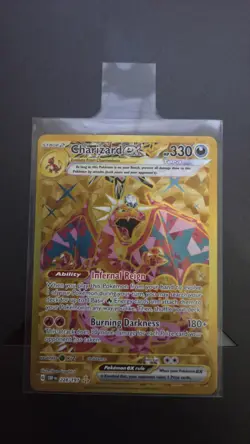 Charizard Ex GOLD Obsidian Flames #228/197 NM Pokemon TCG - Image 1