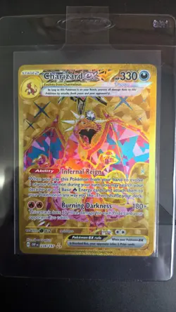 Charizard Ex GOLD Obsidian Flames #228/197 NM Pokemon TCG - Image 3