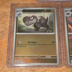 Nintendo Pokemon TCG 3-Card Holo Lot Tyrunt/Tyrantrum/Antique Jaw Fossil - Image 3