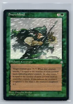Snowblind Ice Age Rare - MTG Magic the Gathering Card - Image 1