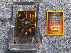 Ancient Mew Pokemon Card MINT Sealed Collectors Acrylic Case 1999 RARE 10 - Image 3