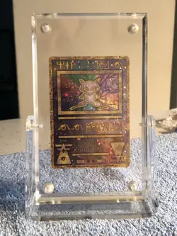 Ancient Mew Pokemon Card MINT Sealed Collectors Acrylic Case 1999 RARE 10 - Image 5