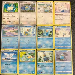 x12 Ducklett Swanna pokemon mixed lot cute Adorable Duck water🐥💦 - Image 1