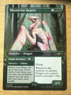 MTG Bloomvine Regent (TDM) Tarkir: Dragonstorm Borderless Rare 0381 - Image 1