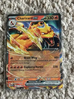 Charizard ex 006/165 Korean Scarlet & Violet 151 RR Holo Pokemon Card NM - Image 1