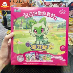 Pokemon Gem Pack Badge Set Vol.1+2+3 One pack Blind Box Chinese exclusive - Image 2