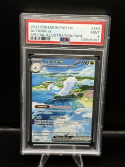Altaria EX 253/182 PSA 9 - 2023 Pokemon SV Paradox Rift SIR - Image 1