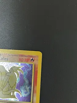 Pokemon TCG Ninetales Base Set 12/102 Holo 1999-2000 Moderately Played/ Damage - Image 5